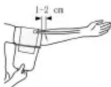 ProfiCare PCBMG 3019 - Colocación del brazalete - 2