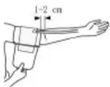 ProfiCare PCBMG 3019 - A mandzsetta felhelyezése - 2