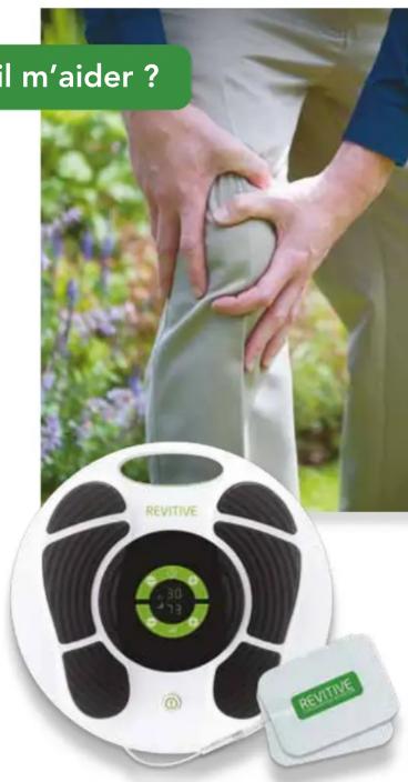 REVITIVE Circulation Booster ArthritisKnee - Comment REVITIVE peut-il m'aider? - 1