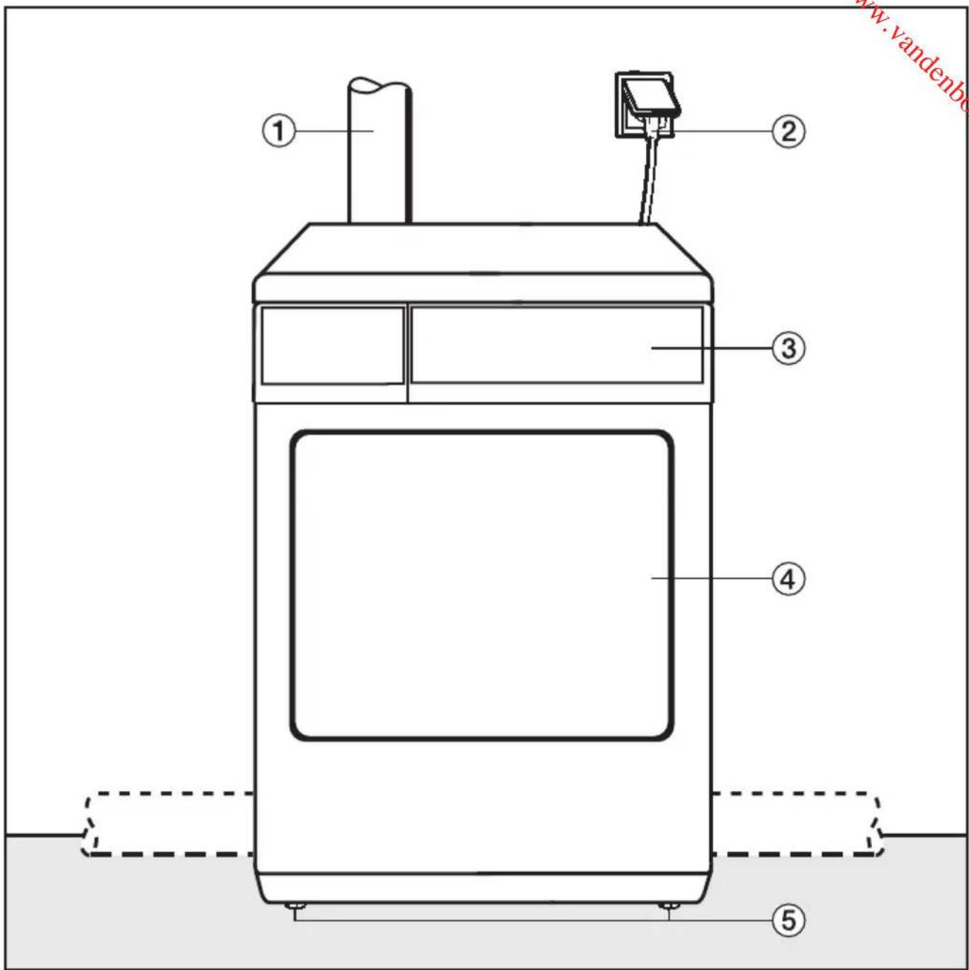MIELE T 8723 LW - Vue de face - 1
