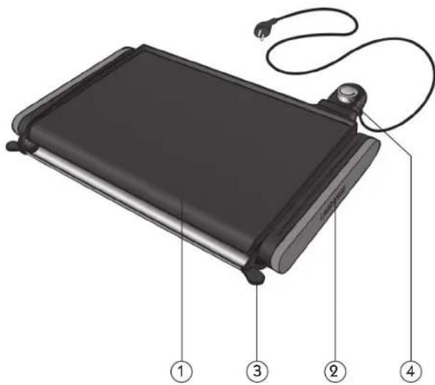 LAGRANGE Plancha 229002 - -DESCRIZIONEDELL'APARECCHIO - 1