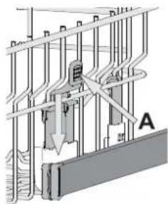 BAUKNECHT BCIO 3C33 EC - ADJUSTING THE HEIGHT OF THE UPPER RACK - 1