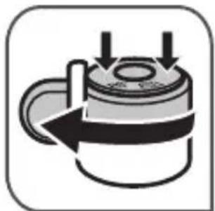 TEFAL Clipso Minut' Perfect P4624931 - Retirar e colocar a válvula de funcionamento (A) \_\_\_\_ - 2