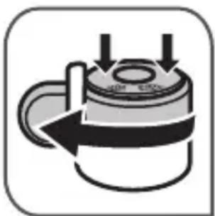 TEFAL Clipso Minut' Perfect P4624931 - Om het drukventiel te plaatsen: - 2