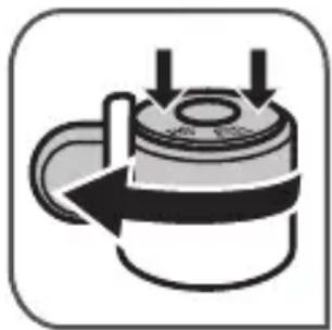 TEFAL Clipso Minut' Perfect P4624931 - För att sätta funktionsventilen på plats: - 2