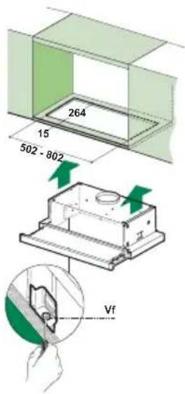 ZANUSSI ZHP631G - MONTAGGIO CON FISSAGGIO A SCATTO - 1