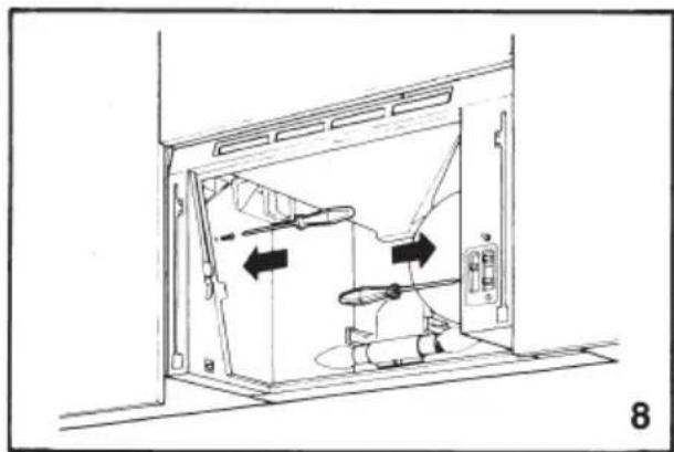 ZANUSSI ZH6011W - Fijación al muro (Fig. 9-10). - 2
