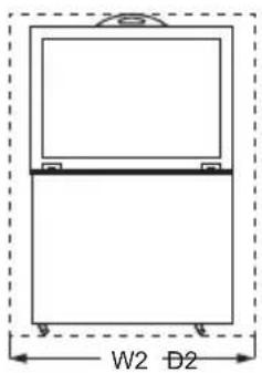 ZANUSSI ZCAN15EW1 - DIMENSIONI - 3