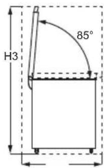 ZANUSSI ZCAN15EW1 - DIMENSIONI - 4