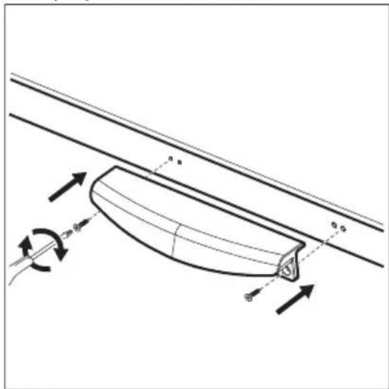 ZANUSSI ZCAN15EW1 - GUIDE D'INSTALLATION DE LA POIGNÉE - 1