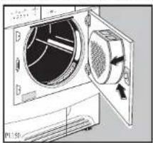 ZANUSSI TCE 7270 - Cleaning the door - 1