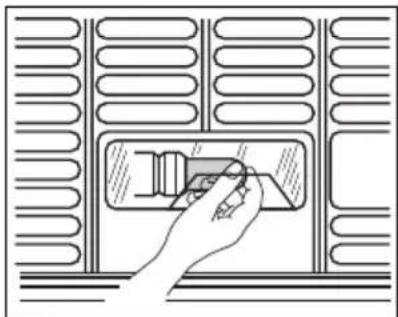 ZANUSSI ZFC 26 JD - HOW TO CHANGE THE BULB - 1
