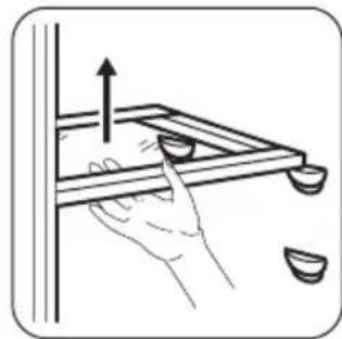 ZANUSSI ZBB24451SA - Movable shelves - 1