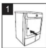ZANUSSI TCE 7126 - Mise sous tension de l'appareil - 1