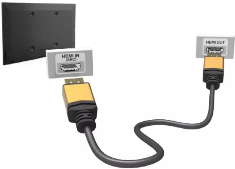 SAMSUNG UA65HU7200K - การเชื่อมต่อ HDMI (ARC) - 1