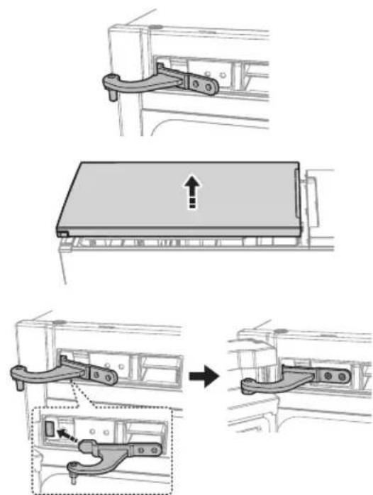 SAMSUNG RB33J3000SA - Procédure de montage de la porte - 7