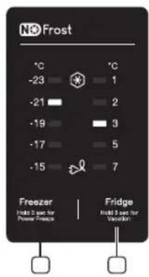 SAMSUNG RB33J3000SA - USING THE CONTROL PANEL - 2
