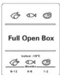 SAMSUNG RB33J3000SA - Frozen-food mark on the Door panel - 1