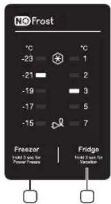 SAMSUNG RB33J3000SA - UTILIZAR O PAINEL DE CONTROLO - 2