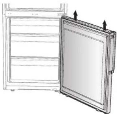 SAMSUNG RB33J3000SA - INVERSION DU SENS D'OUVERTURE DE LA PORTE (EN OPTION) - 13