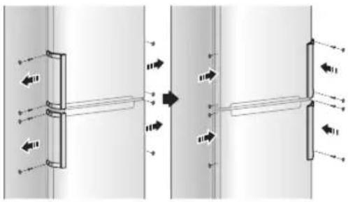 SAMSUNG RB33J3000SA - Procedimento para montagem da porta - 11
