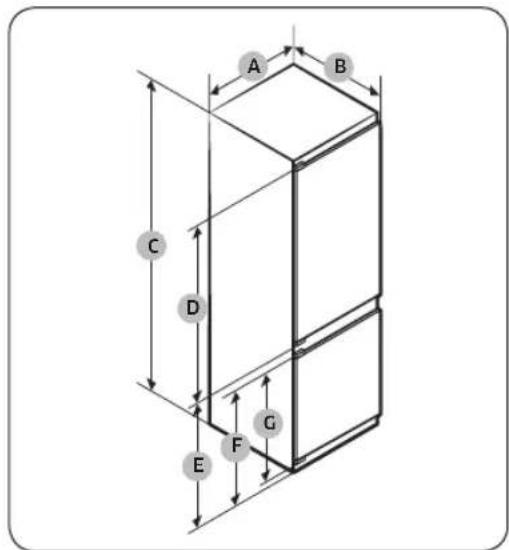 SAMSUNG BRB26715DWW - Requisiti della posizione: - 1