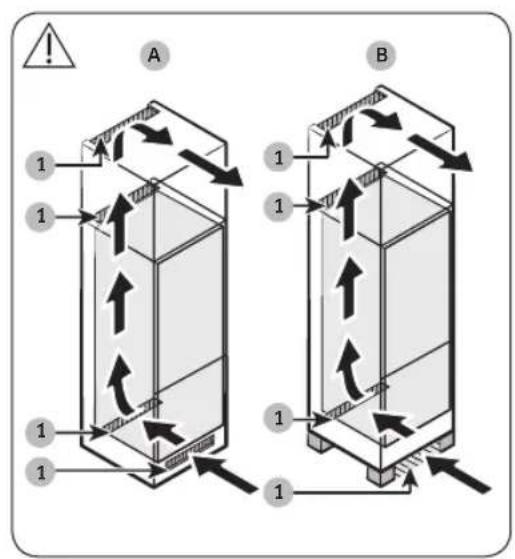 SAMSUNG BRB26715DWW - Système de ventilation du meuble - 1