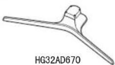 SAMSUNG HG40AD470BK - 支架组件 - 7