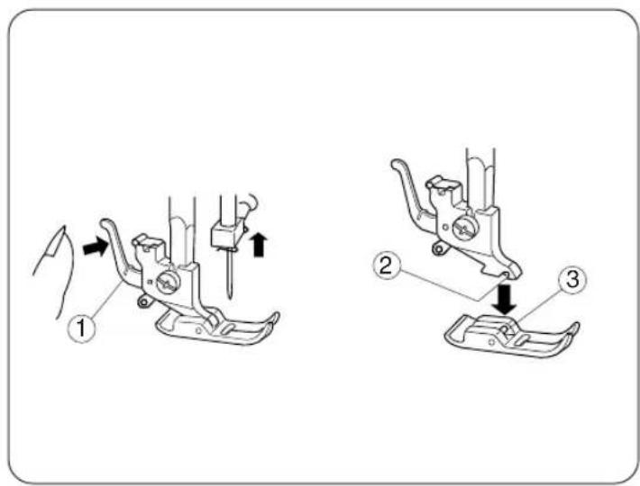 JANOME 3128 - Relève-pied presseur - 1