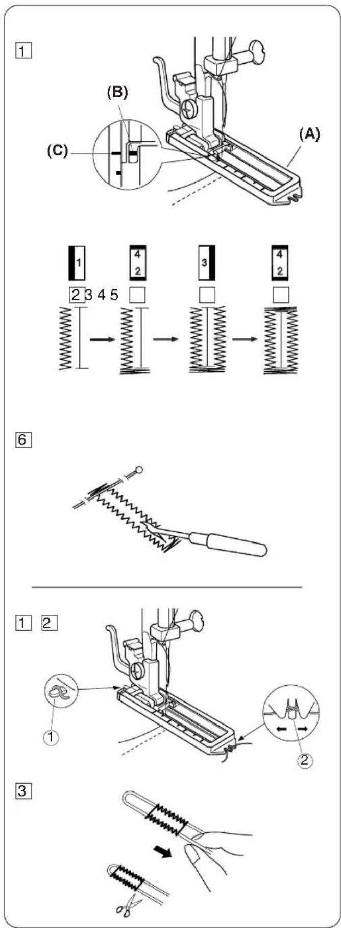 JANOME 3128 - Le point de coquille - 2