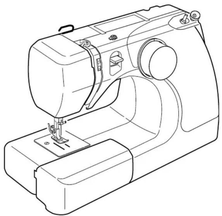 JANOME 3128 - Instruction book Manual de instrucciones Manuel d'instructions - 1