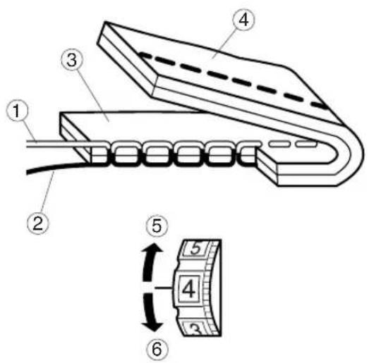 JANOME 3128 - - Comment faire monter le fil de la canette - 1