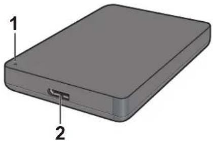 BUFFALO MiniStation HDPCF1.0U3BD - HD-PCFU3 - 1