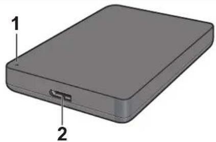 BUFFALO MiniStation HDPCF1.0U3BD - HD-PCFU3 - 1