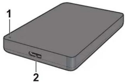 BUFFALO MiniStation HDPCF1.0U3BD - HD-PCFU3 - 1