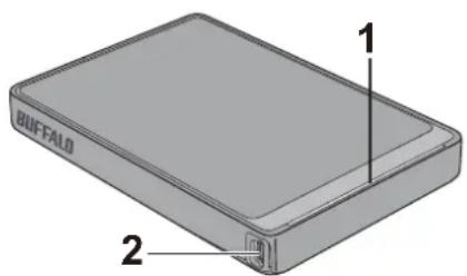 BUFFALO MiniStation HDPCF1.0U3BD - HD-PCTU2, HD-PCU2 - 1