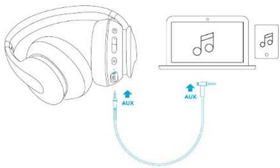 soundcore Life Q10 - Aux-in - 1
