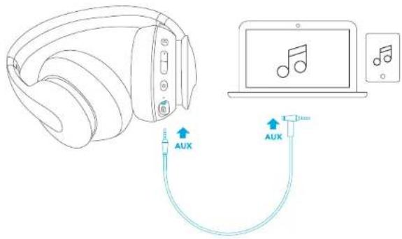 soundcore Life Q10 - Aux-in - 1