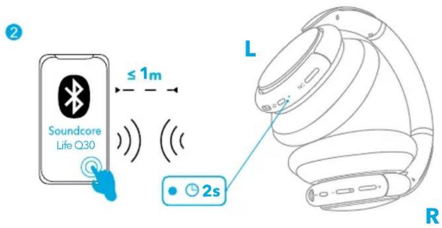 soundcore Life Q30 - Bluetooth Pairing - 2