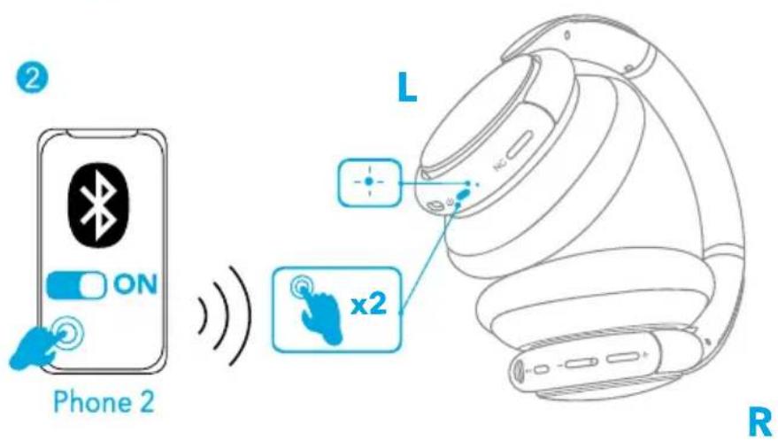 soundcore Life Q30 - Kopplung mit einem anderen Gerät - 2