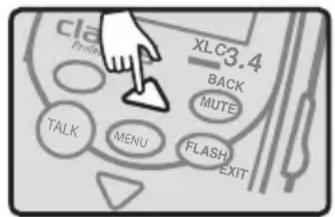 Clarity Professional XLC3.4 - XLC3.4 TELEPHONE MENU - 3