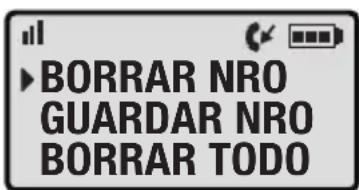 Clarity Professional XLC3.4 - XLC3.4 MENU: LISTA DE LLAMADAS RECIBIDAS - 5