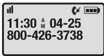 Clarity Professional XLC3.4 - XLC3.4 MENU: LISTA DE LLAMADAS RECIBIDAS - 3