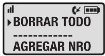 Clarity Professional XLC3.4 - XLC3.4 MENU: LISTA DE LLAMADAS RECIBIDAS - 16