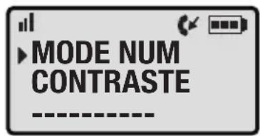 Clarity Professional XLC3.4 - XLC3.4 MENU - CONFIGURATION DU TÉLÉPHONE - 3