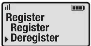 Clarity Professional XLC3.4 - TO Deregister THE HANDSET - 2