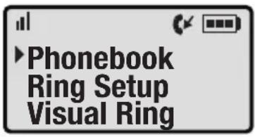 Clarity Professional XLC3.4 - XLC3.4 MENU - PHONEBOOK - 1