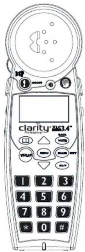 Clarity Professional XLC3.4 - Jetez les piles usagées selon les instructions. - 2