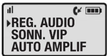 Clarity Professional XLC3.4 - XLC3.4 MENU - CONFIGURATION SONNERIE - 2