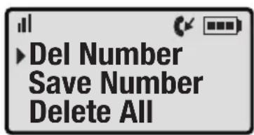 Clarity Professional XLC3.4 - XLC3.4 TELEPHONE MENU - 8